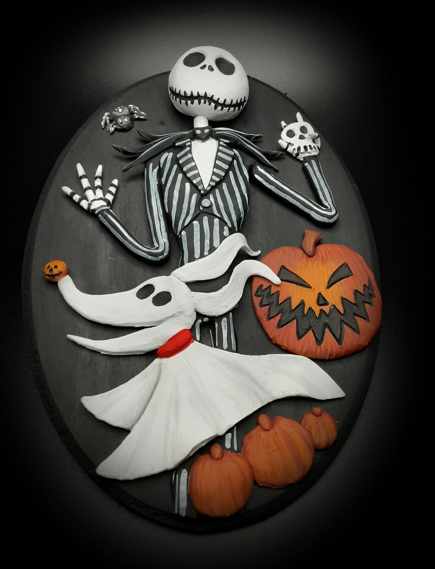 JACK SKELLINGTON & ZERO NIGHTMARE BEFORE CHRISTMAS WALL ART